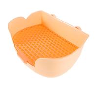 JOINPAYA Large Rabbit Litter Box Durable Plastic Bunny Potty Trainer for Small Animals Effortless Waste Management Clean Habits for Guinea Pigs Ferrets Chinchillas Fits Various Cages