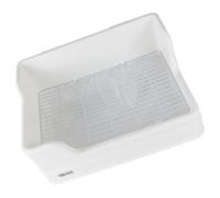 JOINPAYA Large Rabbit Litter Box with Anti-fall Design, Split-type Pet Toilet Tray for Small Animals, White Bunny Cage Bedpan with Dual Fixing for Indoor Training