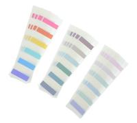 JOINPAYA Large Sticky Tabs 180 Pieces 3 Sets of Pastel Tone and Light Color Annotation Tabs for Books Reading Stickers for Students and Office Use