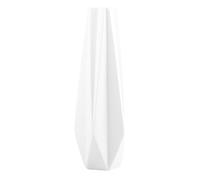 JOINPAYA Large White Japanese Ceramic Flower Vase for Floral Arrangement, Decorative Home and Desktop Ornament, Minimalist Porcelain Vase for Living Room and Office