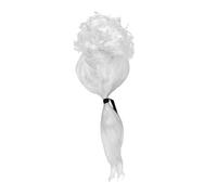 JOINPAYA Lawyer Judge Cosplay Wig for Boys and Girls Elegant Curly White Wig for Courtroom Role Play for Halloween and Dress up Parties Costume Realism
