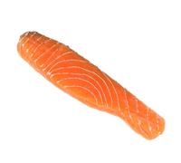 JOINPAYA Lifelike Artificial Salmon Slice Fake Food Model Realistic Salmon Fillet Prop for Sushi Play Kitchen Restaurant Decor Photography