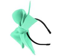 JOINPAYA Light Green Elastic Cotton Pet Bow Headwear for Small Pets, Portable and Colorfast Bow Hairband Suitable for Carnivals and Occasions