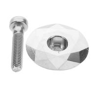 JOINPAYA Lightweight Aluminium Alloy Bicycle Headset Top Cap with Screw Set for Secure Installation, Extending Lifespan and Improving Riding Efficiency, Suitable for Cycling and Road Bikes