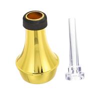 JOINPAYA Lightweight Golden Abs Trumpet Practice Mute Set for Lowering Tone and Reducing Noise, for Trumpet Lovers and Musical Instrument Accessories