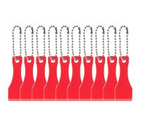 JOINPAYA Lottery Scratch Card Scratcher Tool Easy to Take and Store Plastic 10pcs with Keychain for Lottery Tickets and Ticket Scraping Tasks