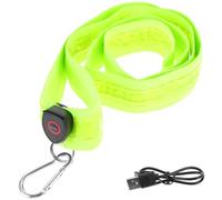 JOINPAYA Luminous LED Shoulder Strap for Night Running Glowing Nylon Belt for Safety During Hiking Cycling Dog Walking Lightweight Comfortable Design for Enhanced Visibility