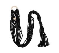 JOINPAYA Macrame Woven Rope Guitar Wall Mount Hanger Handcrafted Ukulele Holder with Easy Installation Indoor Decorative Wall Bracket for Acoustic and Electric Guitars