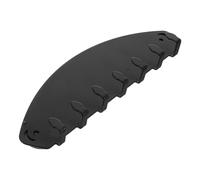 JOINPAYA Magnetic Kitchen Storage Rack Wall Mount Space-Saving Refrigerator Hook Rack with Black Magnetic Small Hooks for Home Kitchen Organization