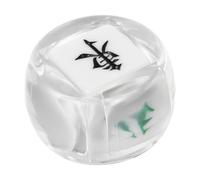JOINPAYA Mahjong Directions Party Game with Material Dice Plastic Accessory West Easy to Grip Versatile Dice Featuring East South North and for Gatherings and Bars