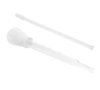 JOINPAYA Manual Aquarium Fish Tank Water Changer and Sand Cleaner Siphon Tool 55cm with Extension Tube White, Fish Waste Remover and Water Changing Device for Home Aquariums