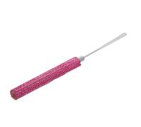 JOINPAYA Metal Cosmetic Mixing Stick with Elegant Rhinestone Design for Controlled Gel Blending and Precise Mixing, 17.8cm Nail Art Tool for Beauty Salon and Makeup Application