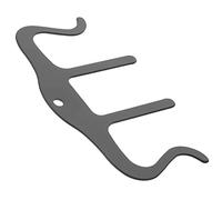 JOINPAYA Metal M-shaped Music Sheet Clip Black Solid M-type Page Holder for Piano and Guitar Hollow Design Music Book Clip and Page Holding