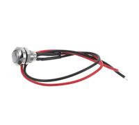 JOINPAYA Metal Momentary Push Button Switch Guitar Wiring Accessory for Home Studios 8mm with Copper Pre-wiring and Raised Head, Quick Install for Electric Guitar and Pickguard Mount Kill