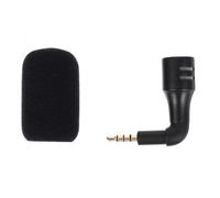 JOINPAYA Microphone with Singing and Compatible Applications with Recording Phone 3.5mm Miniature 2.1 Channel, Rubber Alloy Material for Black Colour Making Videos and Home Karaoke