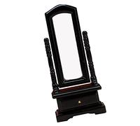 JOINPAYA Mini Decorative Mirror for Dollhouse Realistic Miniature Dressing Mirror with Storage Accessory for Mini House Bedroom Decoration Unique Design for DIY Dollhouse Kits