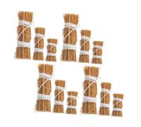 JOINPAYA Miniature Haystack Decorations with Realistic Detailing 12pcs Handmade Lifelike Grass Hay Bales in Brown for Dollhouse Accessories and Decorative Diorama Props