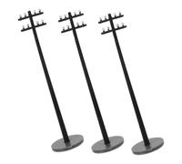 JOINPAYA Miniature Telephone Poles Sand Table Telegraph Poles Plastic Models for Model Train Scenery DIY Micro Landscape Decor Accessories for Railway Hobbyists and Train Enthusiasts