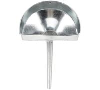 JOINPAYA Motor Oil Funnel and Iron Material with Long Stem Design and Lightweight Structure Silver Refueling Funnel Featuring Not Easy to Leak Function for Automobiles and Motorcycles