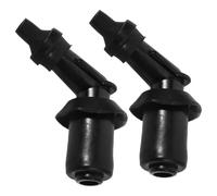 JOINPAYA Motorbike Spark Plug Caps 2Pcs Black Plastic with Convenient Packaging for Scooter and Dirt Bike Parts Replacement
