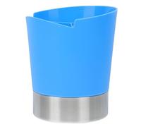 JOINPAYA Multi-compartment Thickened Chopsticks Holder and Straw Dispenser Bucket for Kitchen Utensils with Three Grids, Countertop Tableware Organizer for Home and Tea Shop Use Random