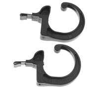 JOINPAYA Multi-Function Car Hook 2pcs Black Plastic Storage Hooks for Back Seat Organiser Suitable for Car Rear Seat and Boot Use