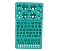 JOINPAYA Multi-layer Plastic Test Tube Holder for Chemistry Laboratory Accommodates Centrifuge Tubes Easy to Store Suitable for Research and Lab Use with Hole Sizes