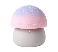 JOINPAYA Mushroom Shape Mechanical Kitchen Timer Plastic Baking Timing Tool Lovely Cooking Time Reminder Gadget for Home and Baking Use Random Color