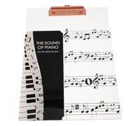 JOINPAYA Music Folder Note Folder Acrylic Board Music Book Page Holder for Piano Choir Sax Multi-page View Storage Binder Organizer