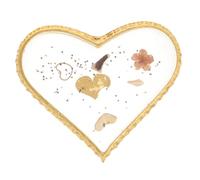 JOINPAYA Nail Art Palette Mini Resin Nail Stand 06# Peach Heart Crystal Mixing Board for Manicure Supplies in Beauty Personal Care