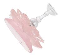 JOINPAYA Nail Stand for Practice with Pink Cherry Blossom Crystal Magnetic Base Fake Nail Art Holder Pedestal for Manicure Display