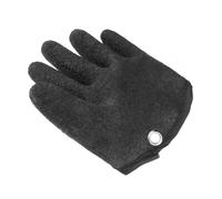 JOINPAYA Non-slip Fish Catching Glove Left Hand Black Breathable PE Thread Woven Anti-fishbone Fishing Glove for Indoor Outdoor Use with Buckle for Easy Carry Random Color