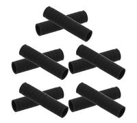 JOINPAYA Non-Slip Silicone Pen Sleeve 10Pcs Black 40X10Mm - Ergonomic Grip Pen Cover for Pencil and Stylus, Suitable for Drawing, Schoolwork, and Office Use