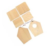 JOINPAYA Outdoor Large Wooden Bird Nest Parrot Breeding Box Simulation Nesting House for Garden and Patio Bird Feeding and Incubation