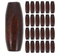 JOINPAYA Oval Wooden Beads Large Hole Loose Jewelry Beads Natural Maple Wood Macrame Projects Handmade Necklace Suitable for Home Decoration and Jewelry Making