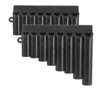 JOINPAYA Pan Flute, 2pcs 8 Pipes Pan Pipe Instrument Mini Portable Pan Flute Chinese Traditional Musical Instrument for Beginners Learning Teaching