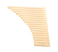 JOINPAYA Pan Flute Instrument Learning Panpipe 18 Pipes Plastic with Abs Material, Portable Panpipes Designed to Improve Vital Capacity and Smooth for Beginners and Boys and Girls Use