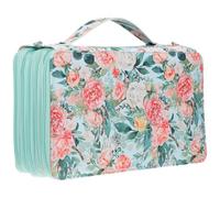 JOINPAYA Pencil Case Box Portable and Oxford Cloth Material Large Capacity Plastic with Elastic Rings Stationery Bag for Organising Drawing Pencils and Pens for School and Office Use