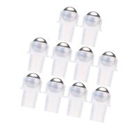 JOINPAYA Perfume and Essential Oil Roller Ball Bottle Accessories 10Pcs PE Plastic Tray 16-Tooth Steel Balls for Travel and Lip Oil Use