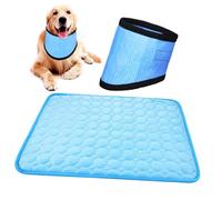 JOINPAYA Pet Cooling Scarf for Dog Instant Cooling Bandana Pad for Dog Summer Use Breathable Ice Silk Material