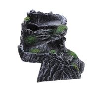 JOINPAYA Pet Turtle Basking Platform Floating Island for Reptiles Tortoise Tank Decor Resin Material Turtle Sunbathing Step Platform Dock for Aquarium