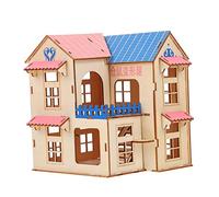 JOINPAYA Pet Villa Hamster Castle Wooden House Multiple Rat Climbing Ladder for Hamsters Hideout House