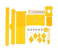 JOINPAYA Physics Pulley Block Set with Holder and Rope - Science Experiment Kit for Classroom Mechanics and Friction Physics Lab - Educational Stem Science Kit for Boys