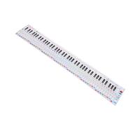 JOINPAYA Piano Keyboard Practice Chart 88 Keys Finger Simulation Guide Portable Hand Roll Sheet for Beginners Finger Placement Exercise and Notation Reference