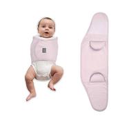 JOINPAYA Pink Cotton Baby Swaddling Blanket for Newborns Adjustable Baby Wrap Towel Soft and Breathable for Sleep Portable Design