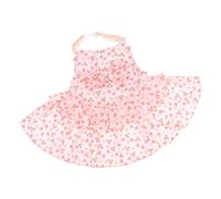 JOINPAYA Pink Cotton Rabbit Dress with Leash for Pets, Comfortable Fit and Close Cut, Chic Look and Trendy Design, for Small Rabbits Outdoor Activities