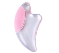 JOINPAYA Pink Crystal Resin Scraping Plate for Face Washing and Applying Lotion, Gua Sha Bar with Light for Facial Massage and Skincare Treatment