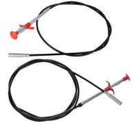 JOINPAYA Pipeline Dredge Hook 2pcs Flexible Drain Grabber for Shower and Sink Use with PP and Steel Materials
