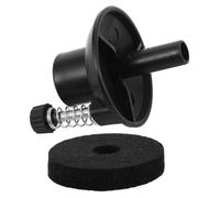 JOINPAYA Plastic Cymbal Stand Base with Felt Pad Drum Kit Accessory for Jazz Drums Stable Support Floor Protection Lightweight Portable Clamp Holder