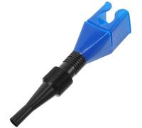 JOINPAYA Plastic Fuel Funnel with Flexible Foldable Hose for Car and Motorcycle, Easy Snap Connection and Simple Operation for On-the-go Refueling, Sturdy Blue Transmission Fluid Draining